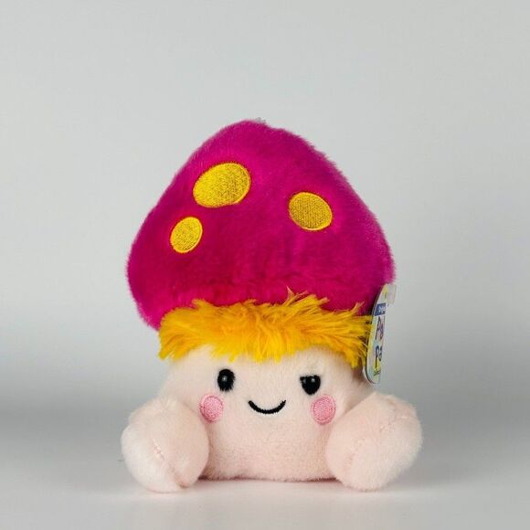 Aurora World Plush - Palm Pals - Favio Fluffy Mushroom (5 inch) - Stuffed Plush - Picture 1 of 6